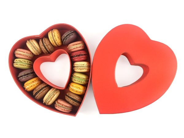 Caja " Cuore" de 20 Macarons